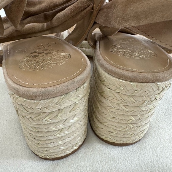 NWOT Vince Camuto Roreka Espadrille Platform Sandals in Tortilla Beige Size 9.5M - Picture 16 of 16